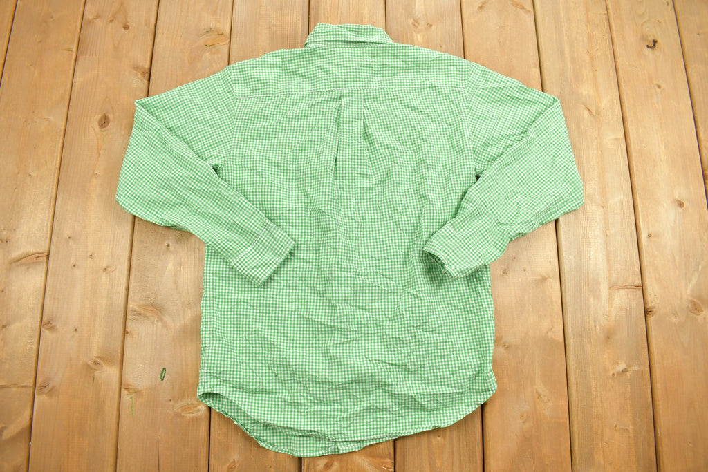 Vintage 1990s Youth Ralph Lauren Check Button Up Shirt