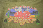 Vintage 1990s Las Vegas Souvenir Travel T Shirt Made In USA