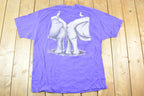 Vintage 1990s Grant's Farm elephants FAB Souvenir T-Shirt Mens L