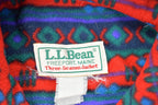 Vintage 1980s Aztec Fleece Zip Up Jacket