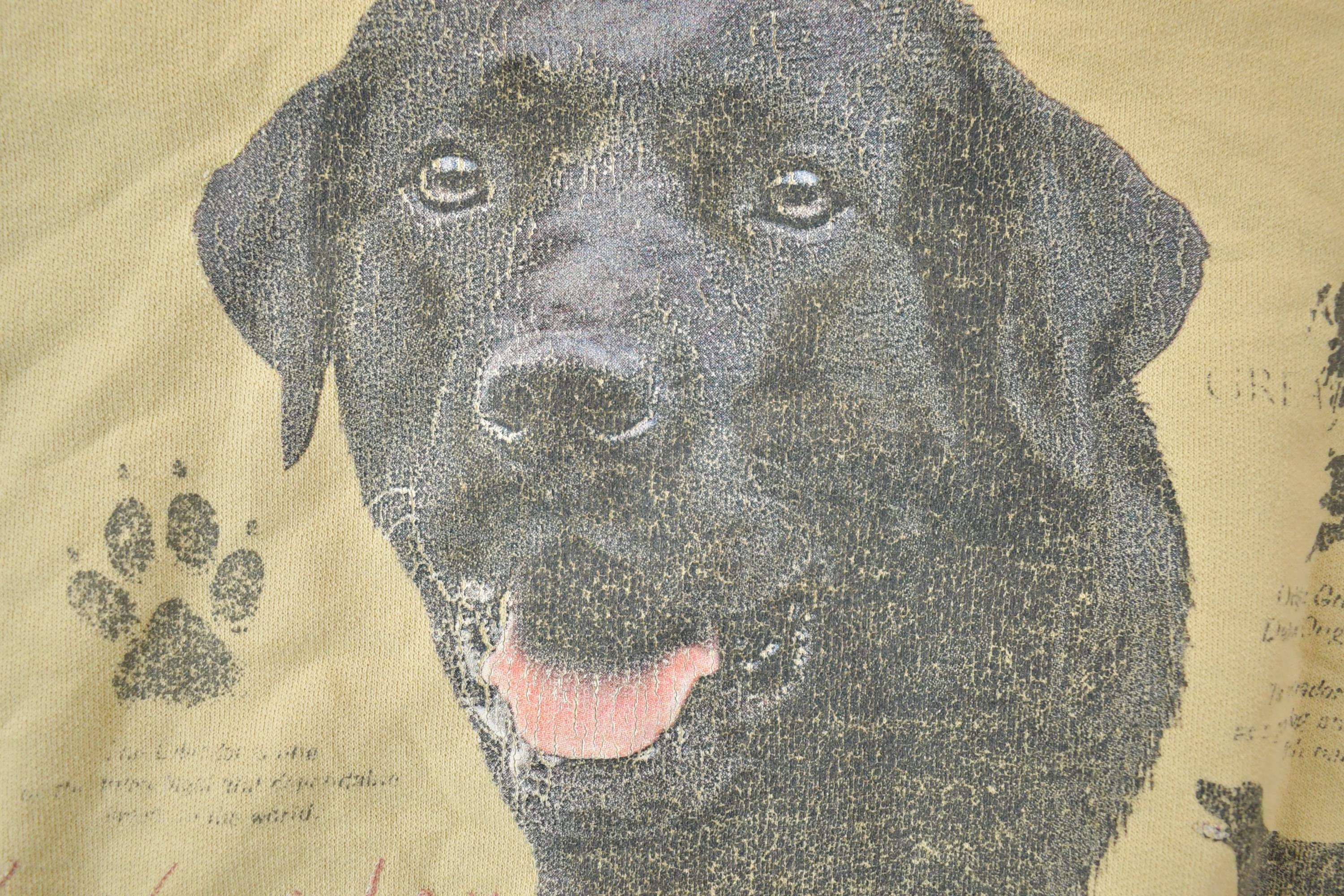 Vintage 1990s Labrador Retriever Nonfiction Crewneck