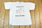 Vintage 1990s Minneapolis Metro Skyways Single Stitch T-Shirt