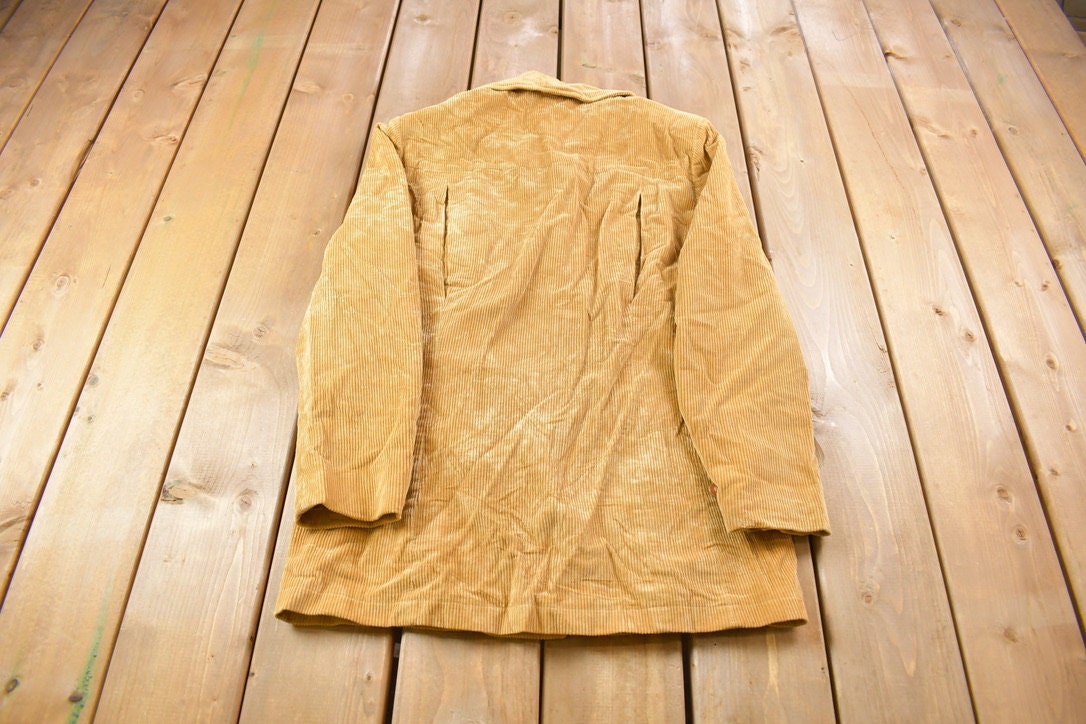 Vintage 1980s Brad Whitney Brown Cordarouy Jacket
