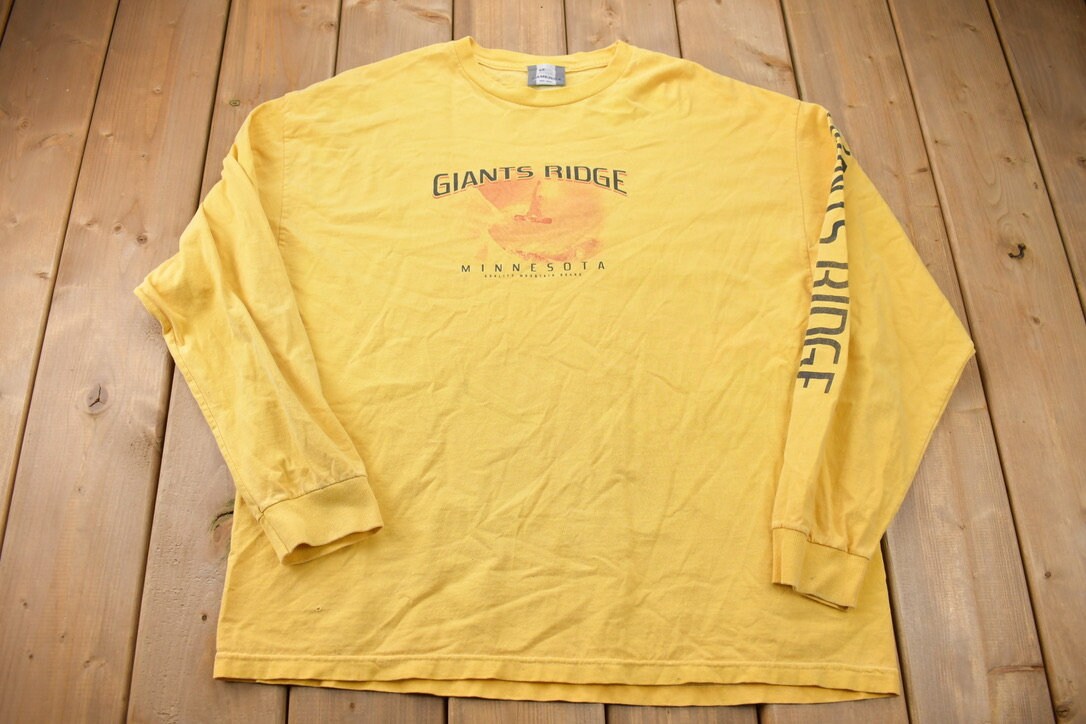 Vintage 1990s Souvenir T Shirt Long Sleeve