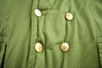 Vintage 1980s Military Winter Lined Button Up Army Jacket