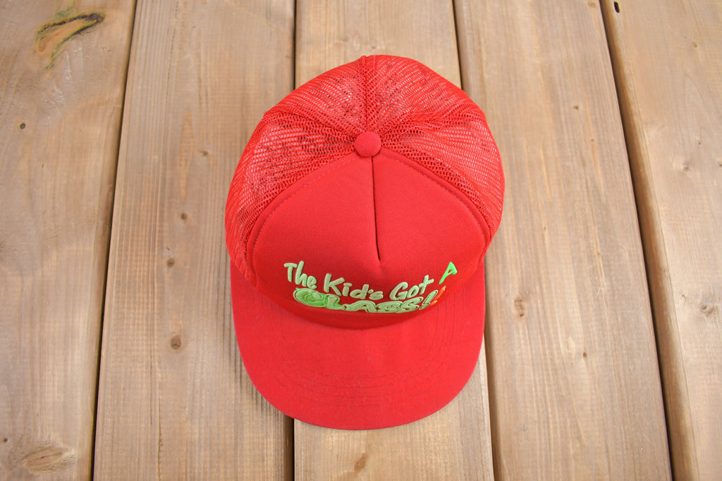 Vintage 1990s The Kids Got A Class! Trucker Hat