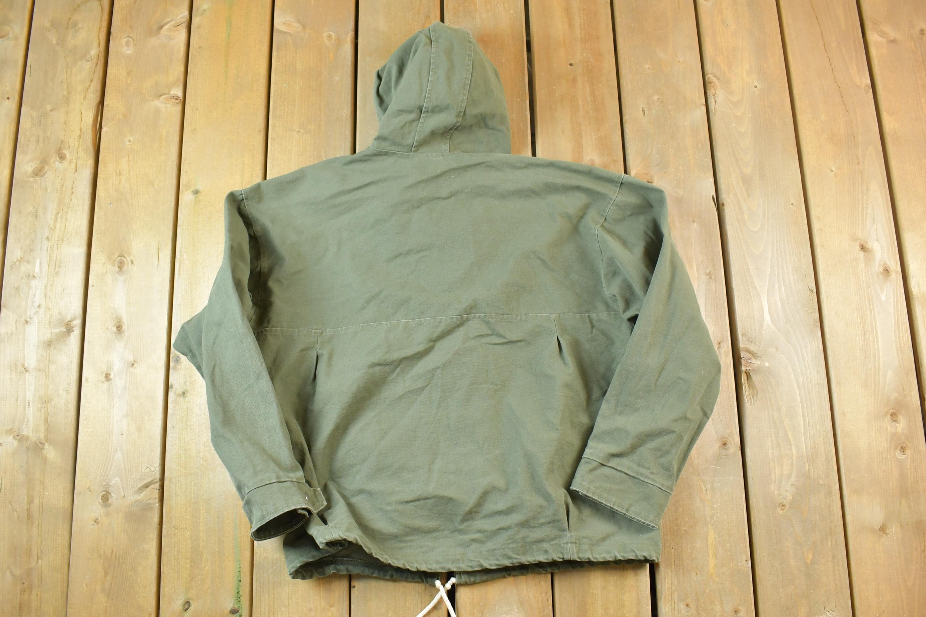 Vintage 1990s Beach Island Company Light Canvas Spring Jacket