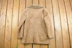 Vintage 1980s Morlands Lambskin Sheerling Leather Jacket