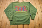 Vintage 1990s Frat Sorority Style Champion Reverse Weave Crewneck Sweatshirt