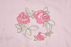 Vintage 1990s Cute Rose Floral Crewneck Sweater