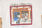 Vintage 1990s Evelyn's Coffee Bar Souvenir Travel T-Shirt Men's L  Destination Shirt  90s Single Stitch Graphic Tee  Made in USA