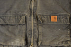 Vintage Y2K Carhartt Sherpa Lined Sandstone Jackson Work Jacket Men's Large