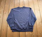 Vintage 1990s Blank Blue Crewneck Sweatshirt