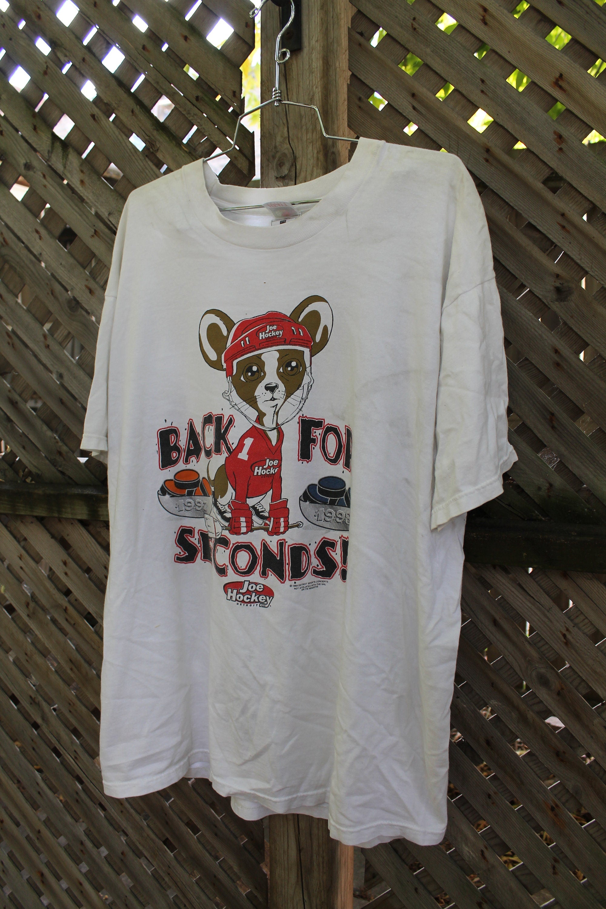 Vintage 1998 Joe Hockey Back For Seconds! T Shirt