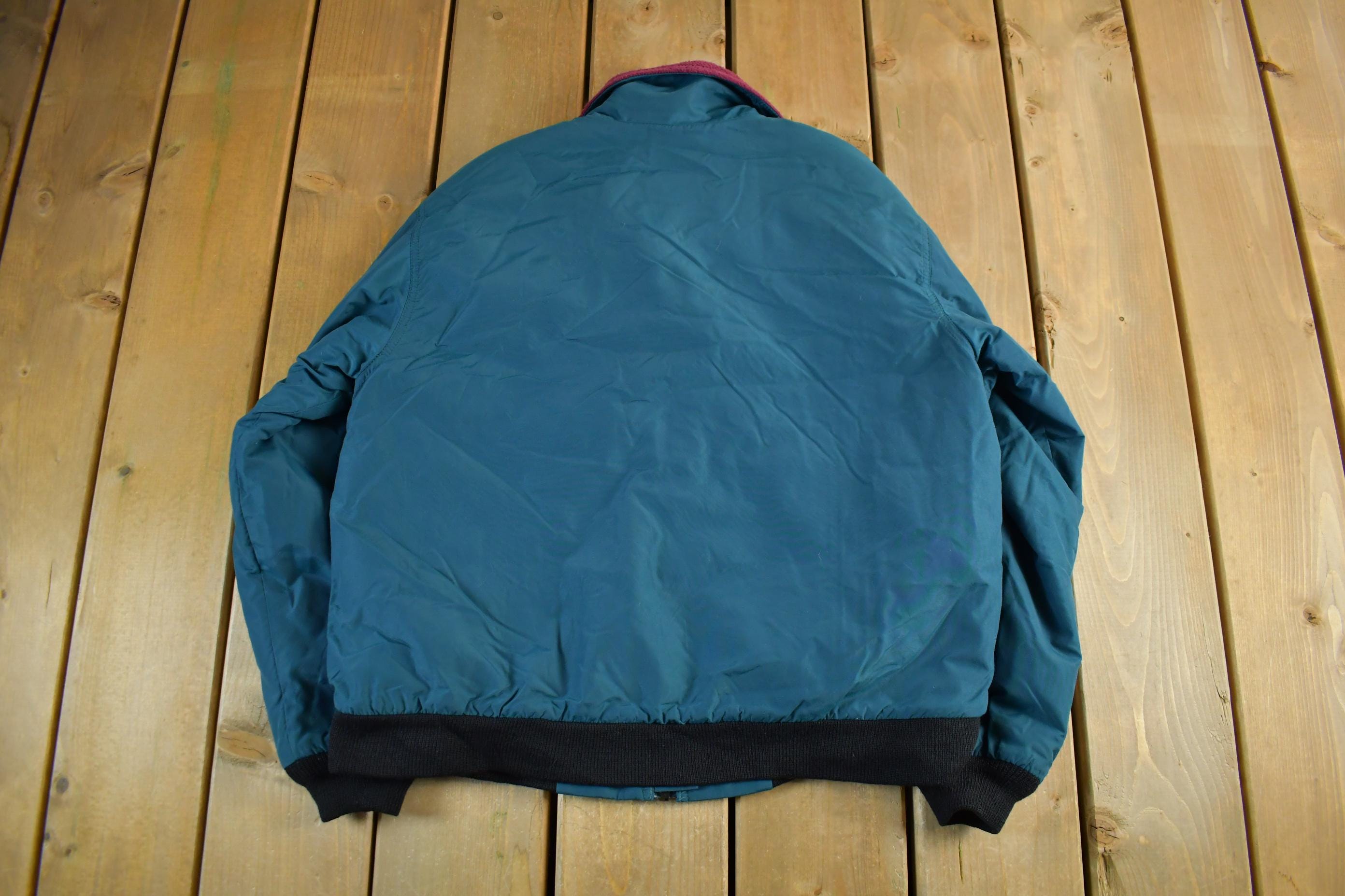 Vintage 1980s LL Bean Warm Up Jacket Women's Medium