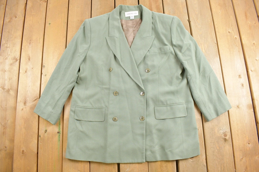 Vintage 1980s Jones New York 100% Wool Blazer