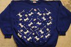 Vintage 1990s Horse Graphic Crewneck Sweatshirt