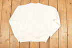 Vintage 1994 Artsy Wine Stain Graphic Print Crewneck Sweatshirt Women's M