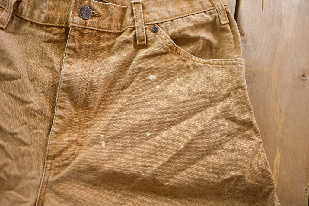 Vintage 1990s Dickies Brown Denim Carpenter Pants 34 x 31  Hype Vintage  Workwear  American Vintage  Streetwear Fashion  Cargo Pants