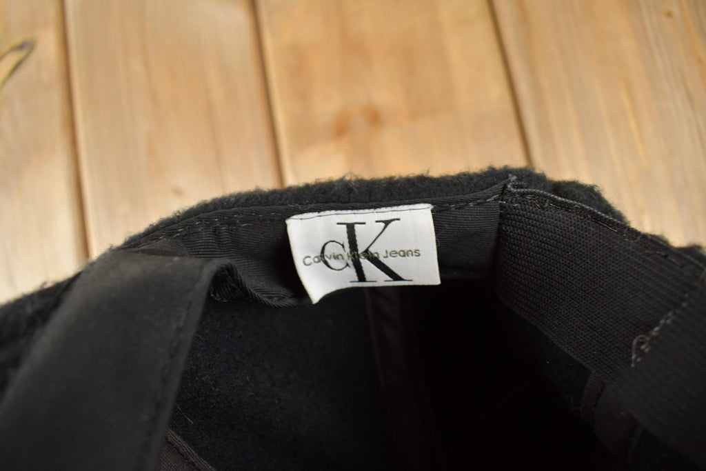 Vintage 1990s Calvin Klein Fleece Fitted Cap