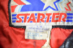 Vintage 1990s Starter NBA Chicago Bulls Leather Jacket