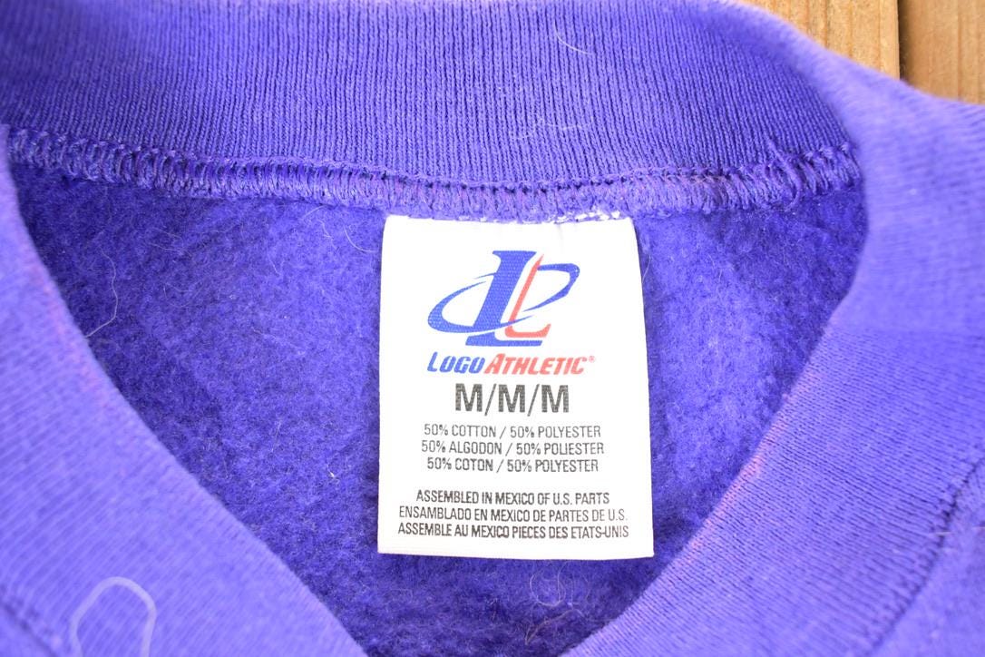 Vintage 1990s Minnesota Vikings NFL Logo Athletic Crewneck Sweatshirt Men's M
