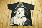 Vintage 1992 The Wizard Of Oz Stanley Desantis Scarecrow All Over Print T-shirt