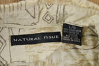 Vintage Y2k Geometric Floral Short Sleeved Button Up Shirt