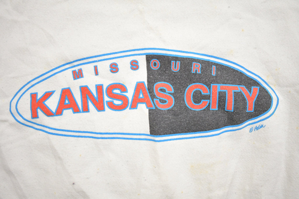 Vintage 1990s Kansas City Missouri Crewneck Sweatshirt  90s Crewneck  Souvenir Sweater  Streetwear  Travel And Vacation  Kansas City