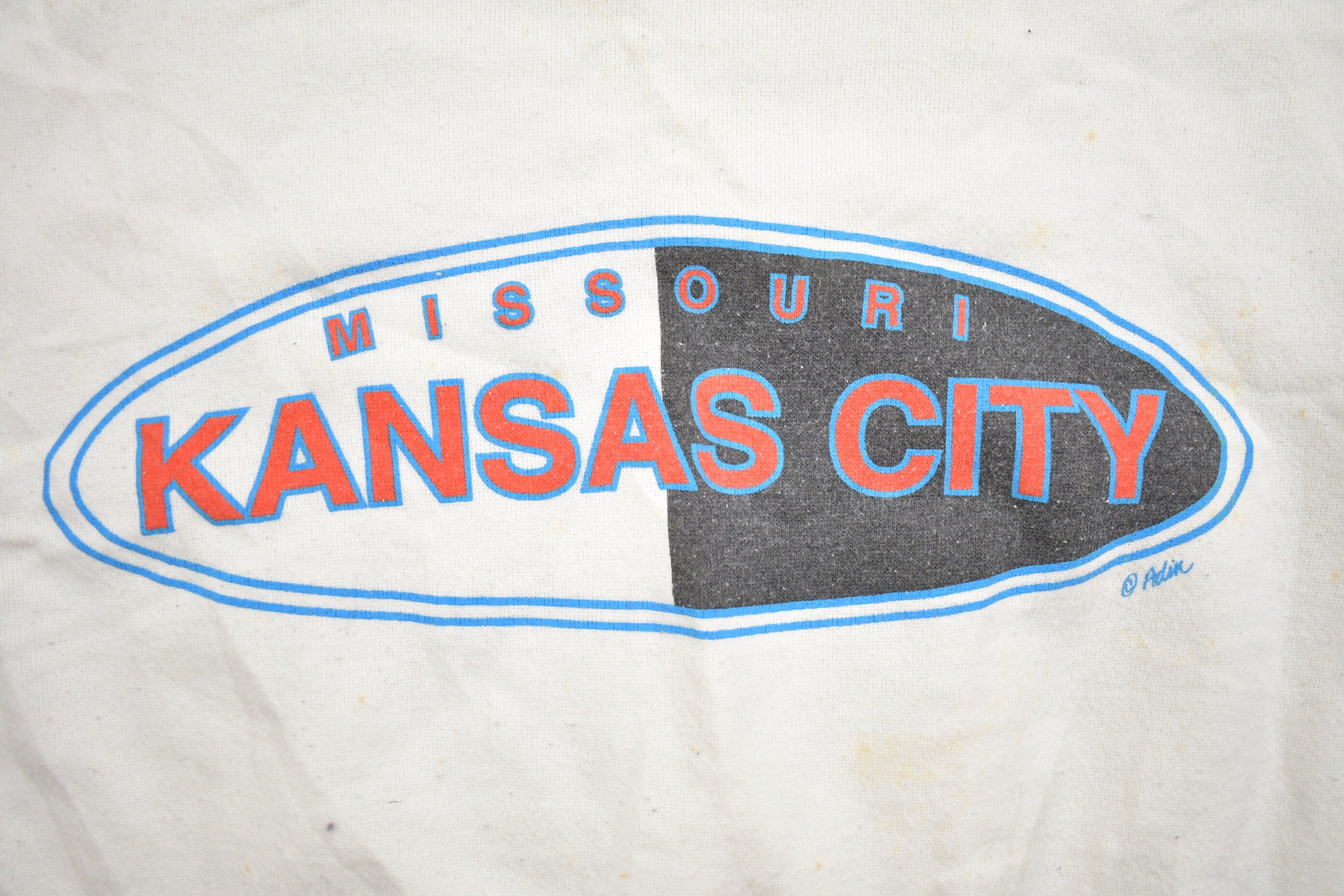 Vintage 1990s Kansas City Missouri Crewneck Sweatshirt  90s Crewneck  Souvenir Sweater  Streetwear  Travel And Vacation  Kansas City