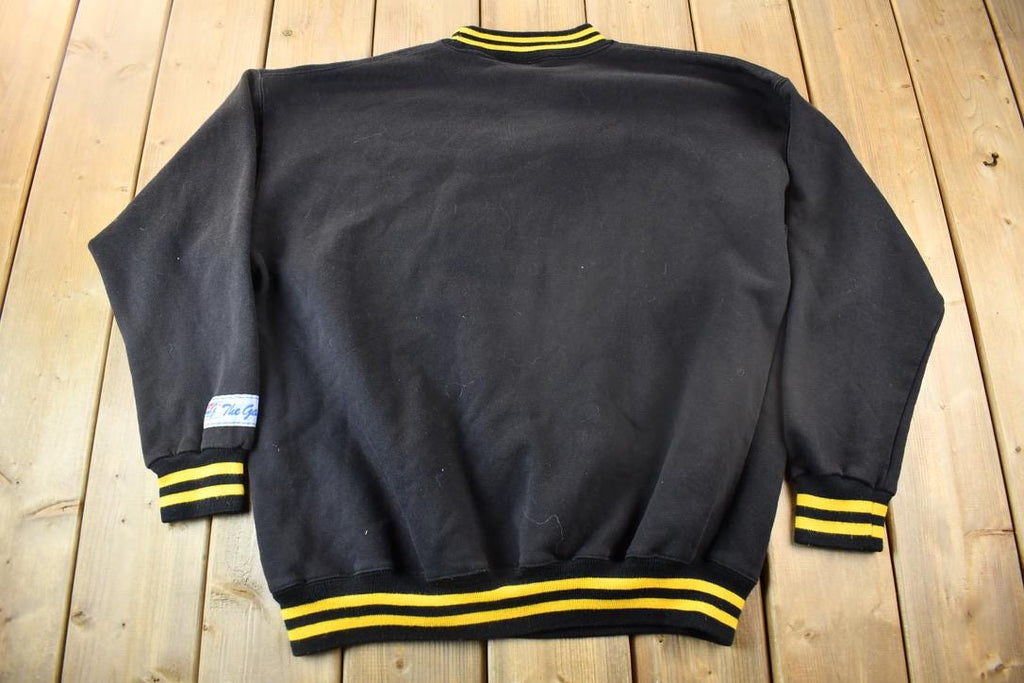 Vintage 1990s Boston Bruins NHL The Game Crewneck Sweatshirt
