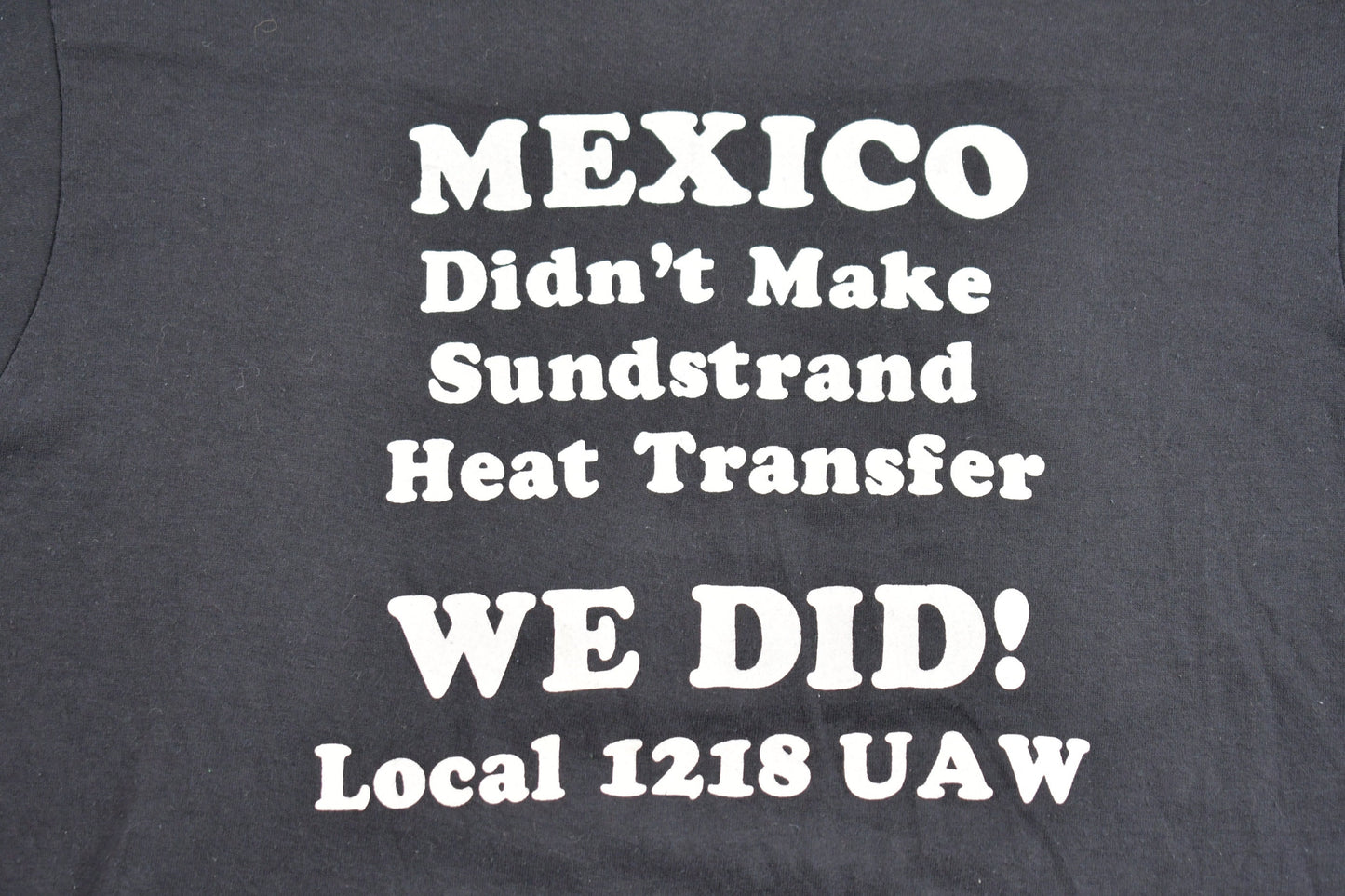 Vintage 1980s Built In Mexico Parody 1218 UAW Souvenir T Shirt / Streetwear / Made In USA / Vacation Tee / Travel T Shirt /