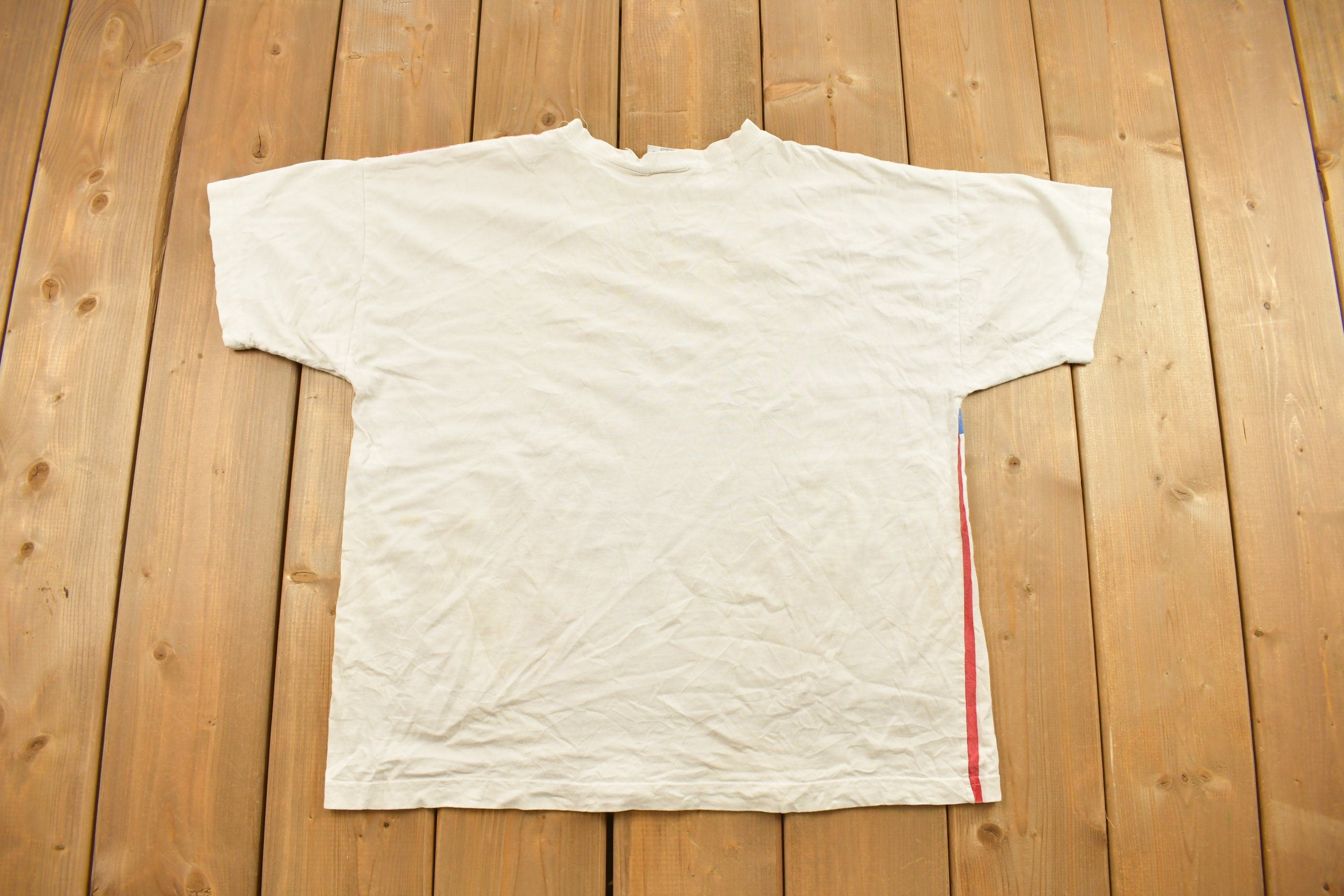Vintage 1995 Tweety Bird All Over Print American Flag T-Shirt