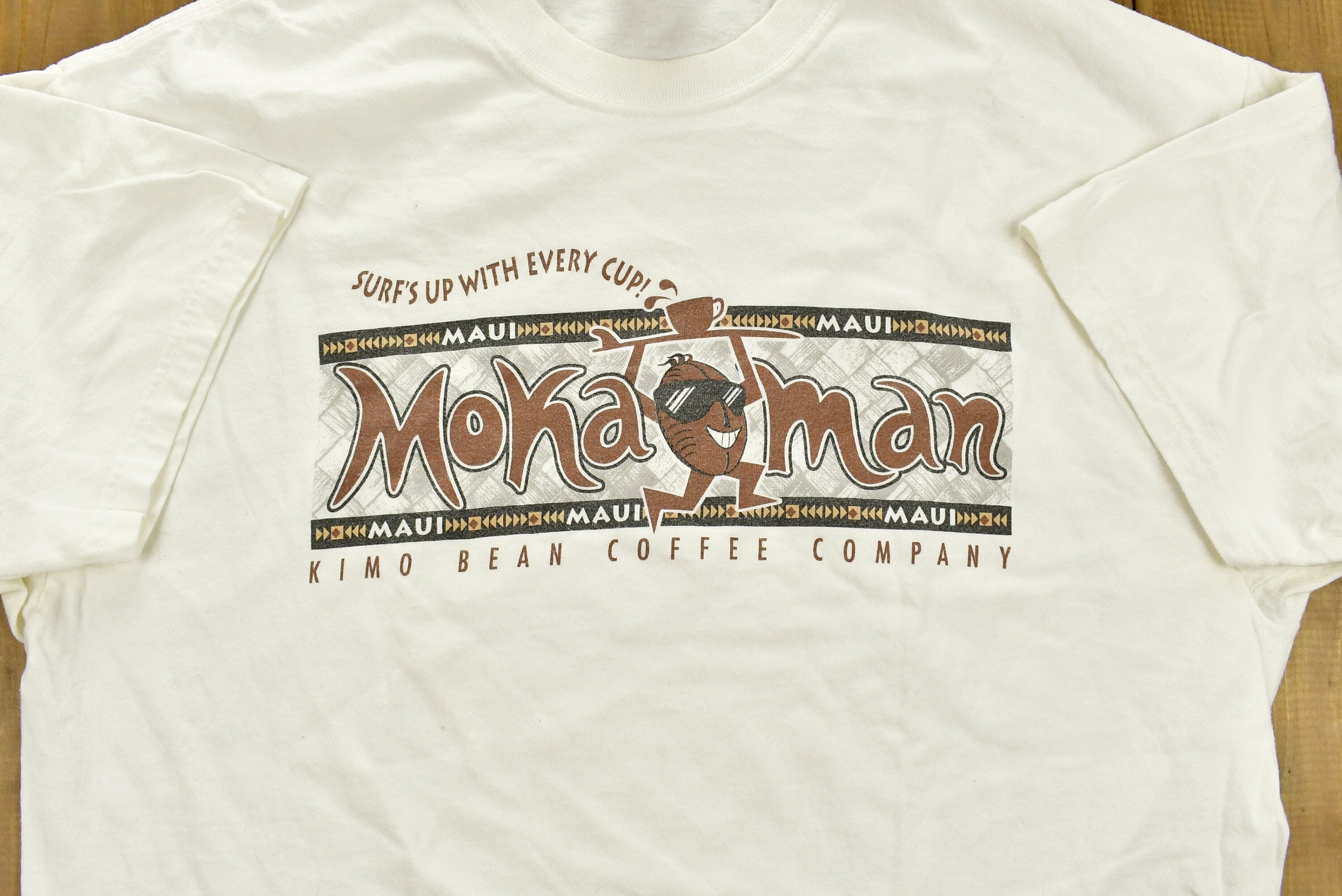 Vintage 1990s Kimo Bean Coffee Company Hawaii T-Shirt
