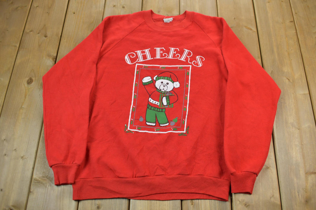 Vintage 1990s Christmas Cheers Crewneck Sweater