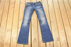 Vintage Deadstock Y2K Miss Me Bedazzled Low Rise Jeans Women's Size 26x31