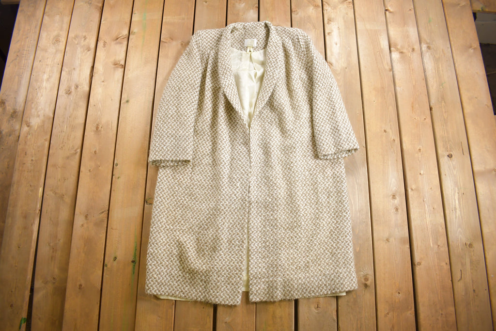 Vintage 1980s MJ Mohair Coat