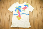 Vintage 1990s DIY Arts & Craft Beach Theme T Shirt