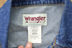 Vintage 1990s Wrangler Rugged Wear Denim Jean Jacket