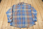 Vintage 1990s Par Four Sportswear Plaid Button Up Flannel Shirt