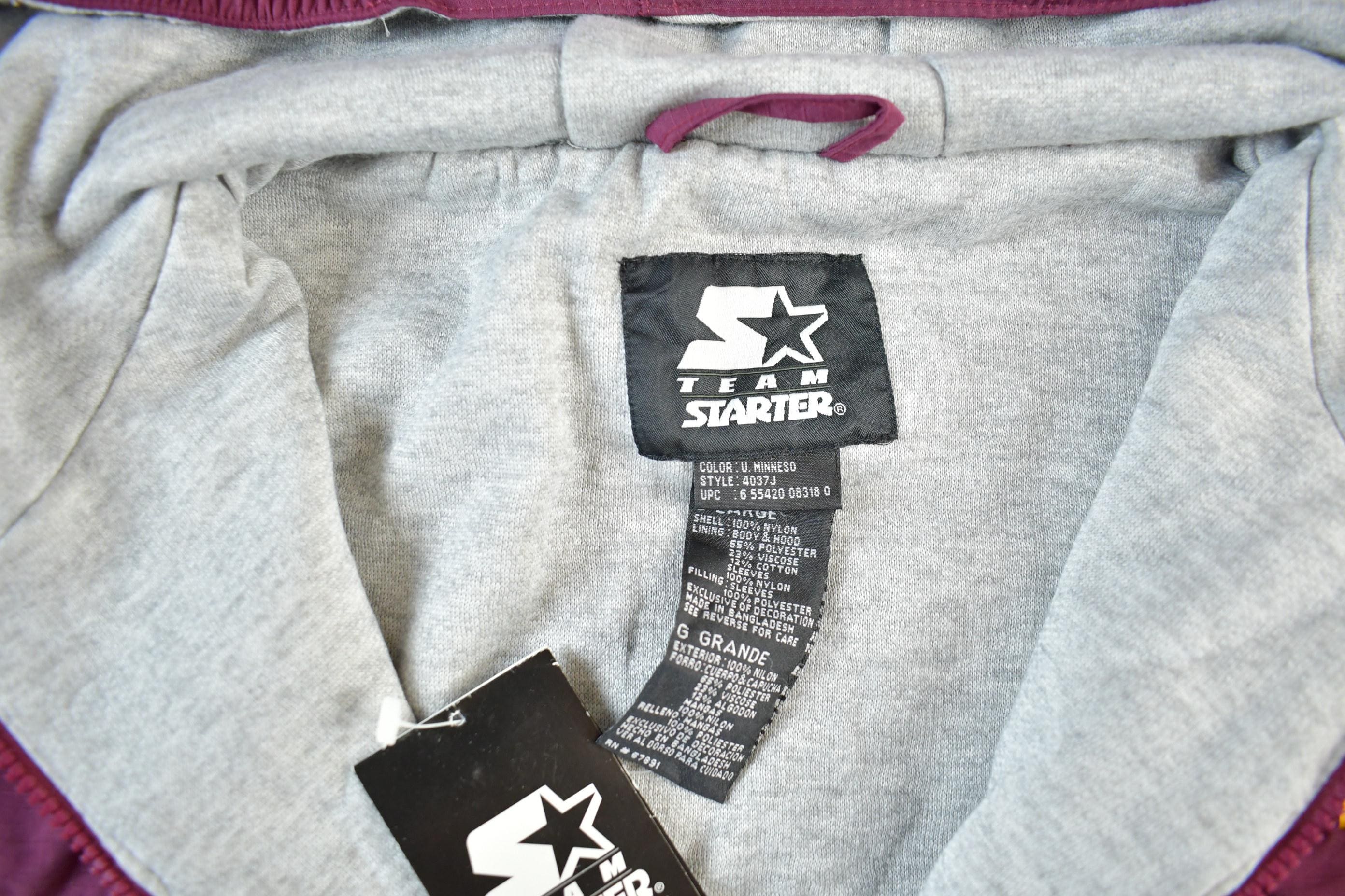 Vintage 90s Minnesota Golden Gophers Starter Jacket - Men's Large