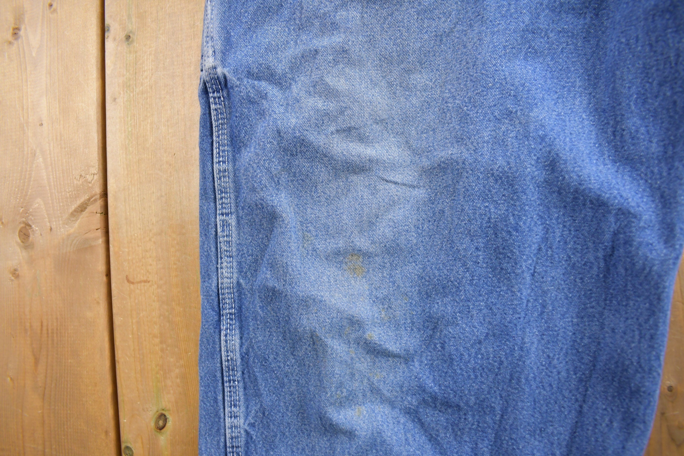 Vintage 1990s KEY Imperial Jean Bib Overalls Size 46 x 32
