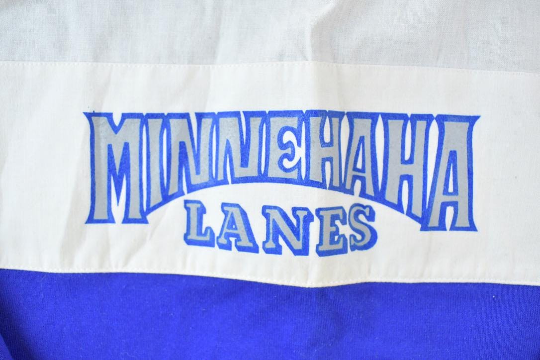 Vintage 1990s Minnehaha Lanes Button Up Long Sleeve Shirt