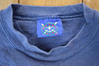 Vintage 1990s ISU Grandpa Plaid Letter University Collegiate Crewneck