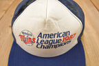 Vintage 1987 Minnesota Twins MLB American Leauge Champions Snap Back Hat