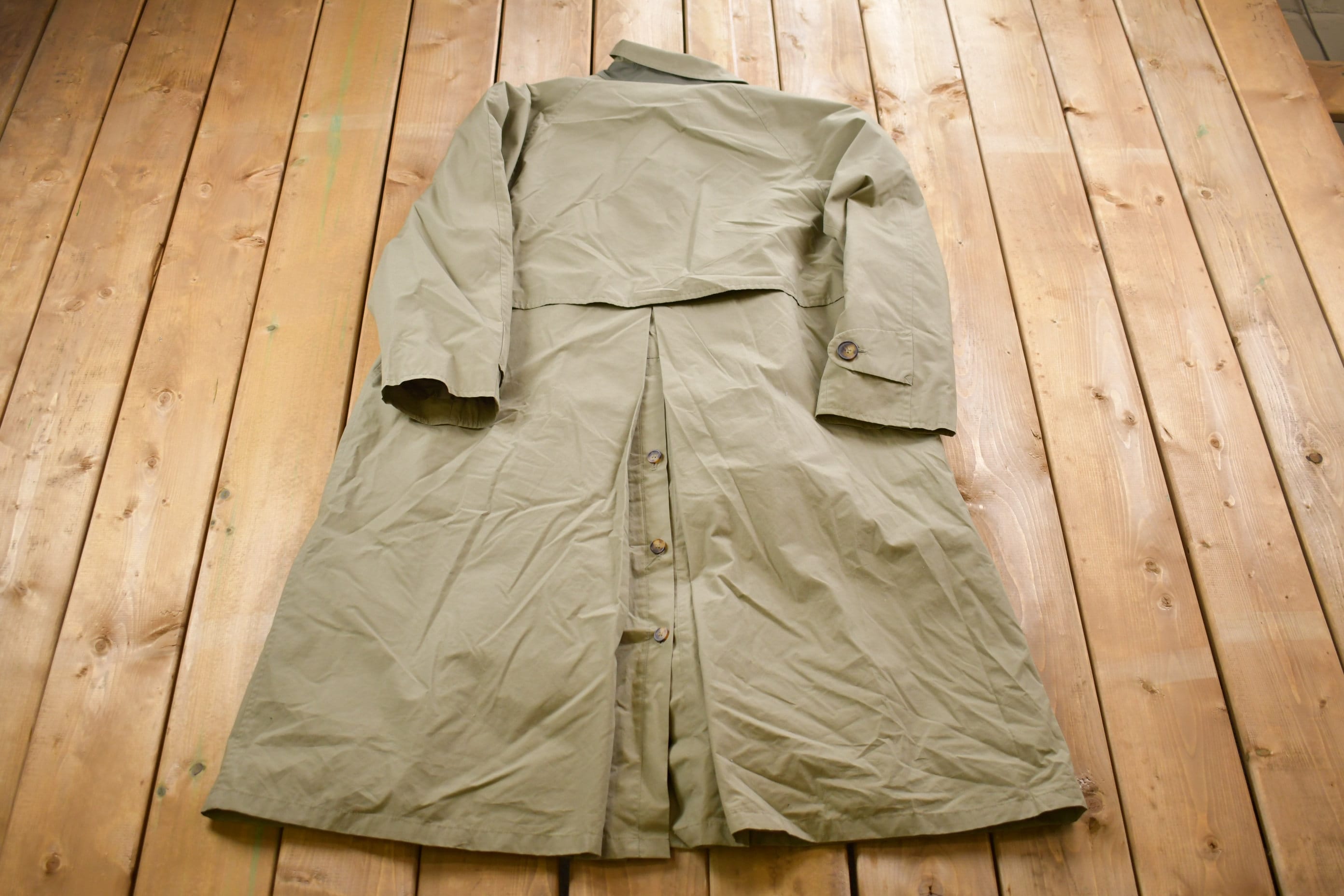 Vintage 1990s Bugatti Nylon Full Length Jacket
