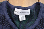 Vintage 1990s Croft & Barrow Plaid Knitted Sweater