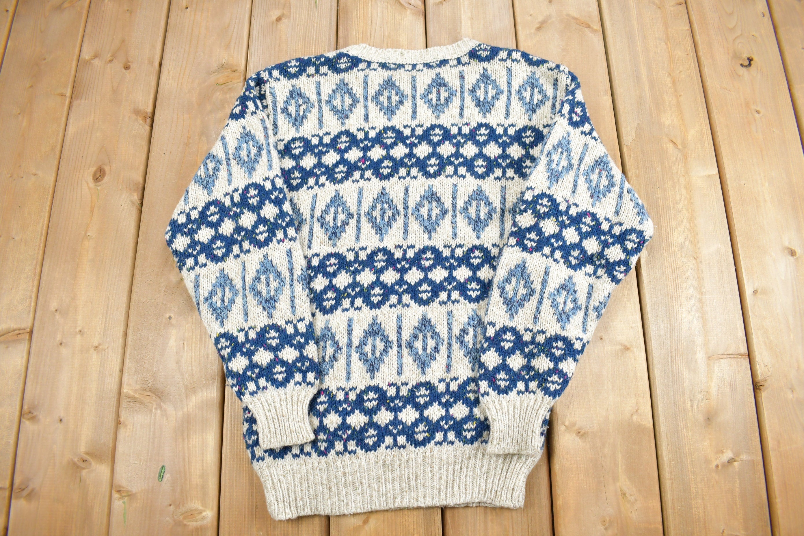 Vintage 1990s Allsion Smith Knit Crewneck Sweater