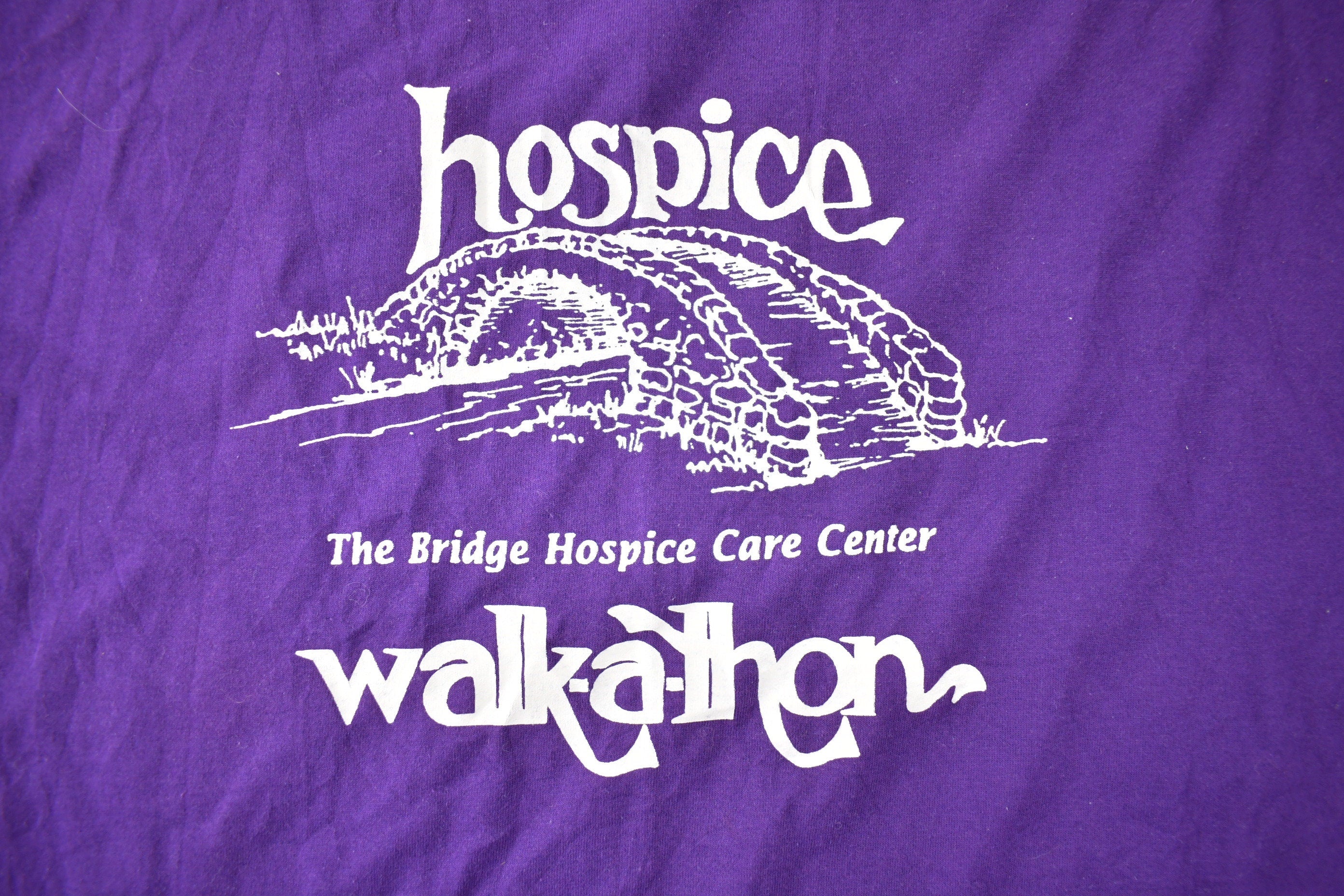 Vintage 1990s Hospice Walkathon Souvenir Single Stitch T Shirt Made In USA Size XL