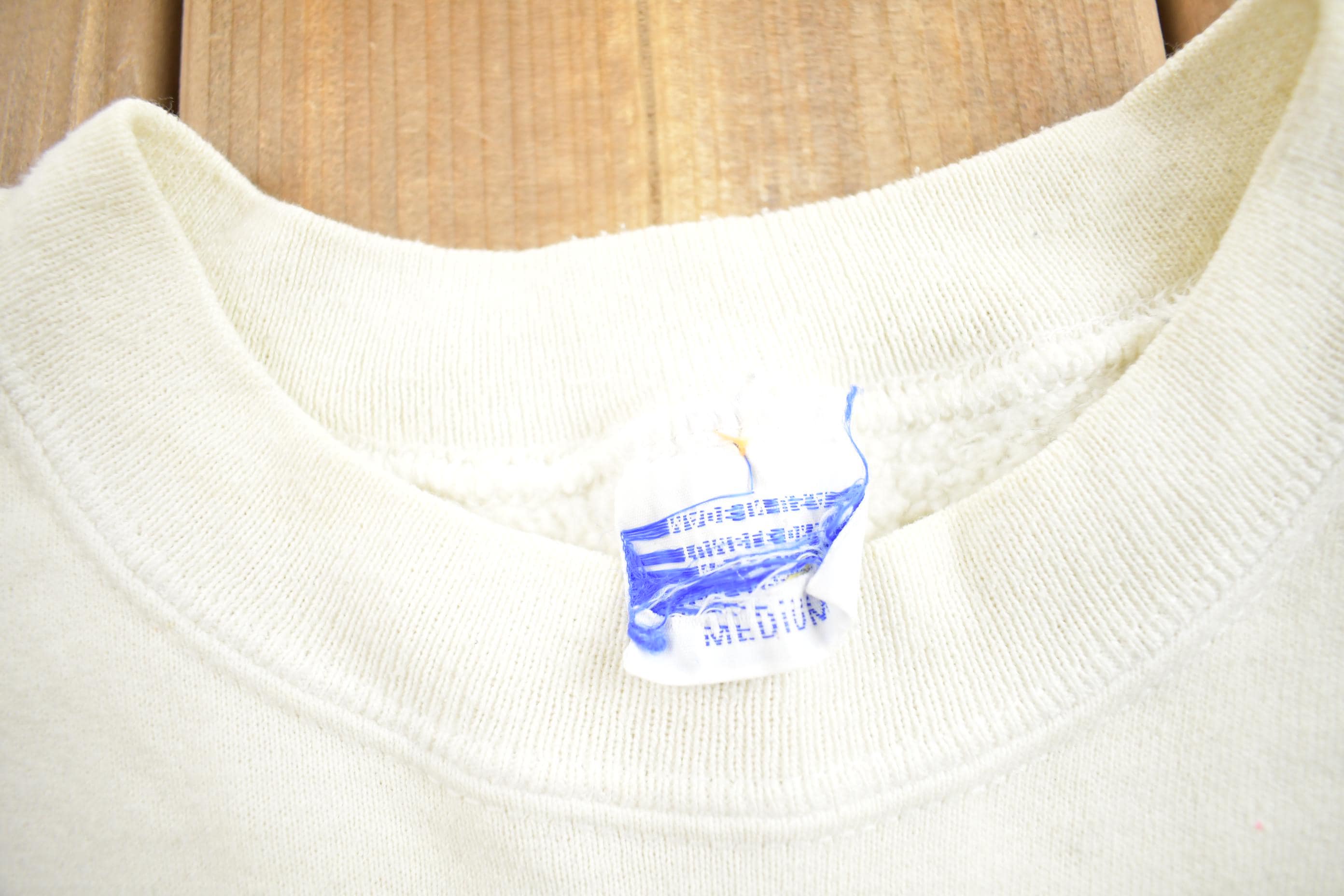 Vintage 1980s Tusch Beer Builds Better Bodies Cut off Crewneck Sweatshirt Made In USA